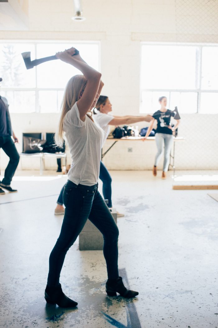 Adult Birthday Party: Axe Throwing 