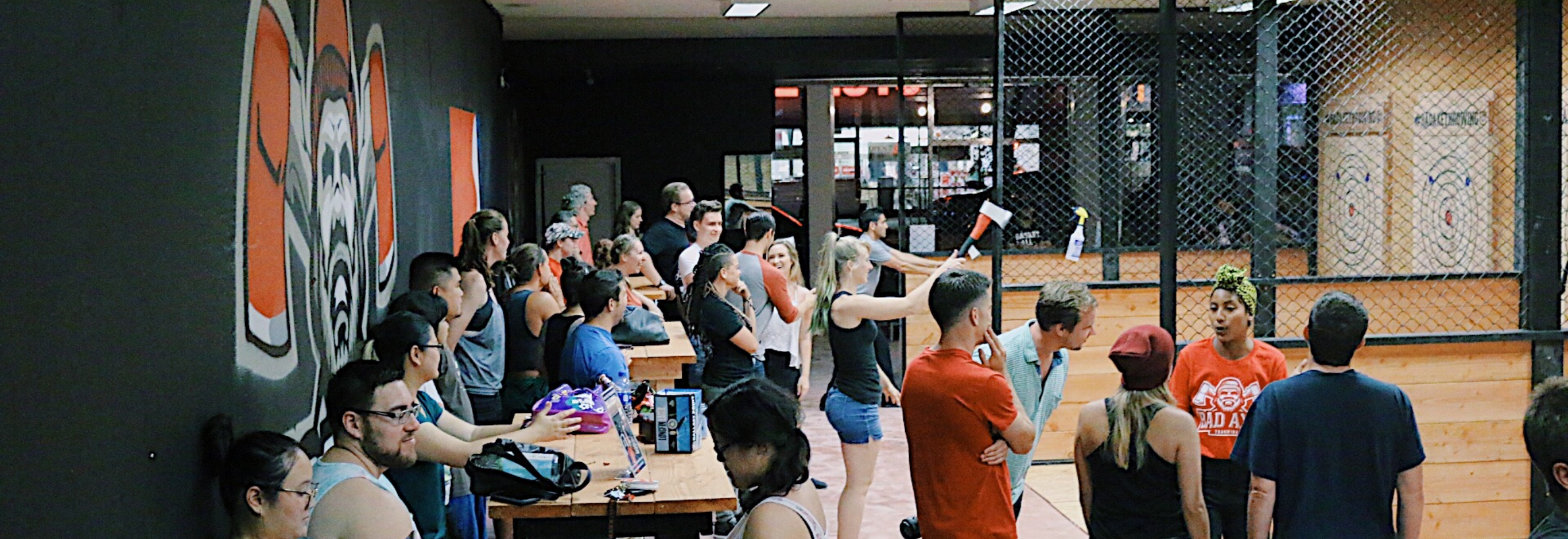 Bad Axe Throwing event space