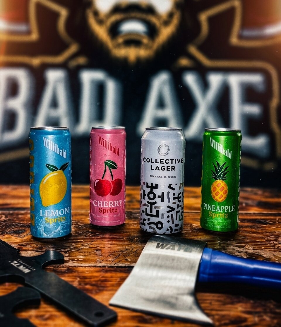 Happy hour at Bad Axe Throwing Waterloo