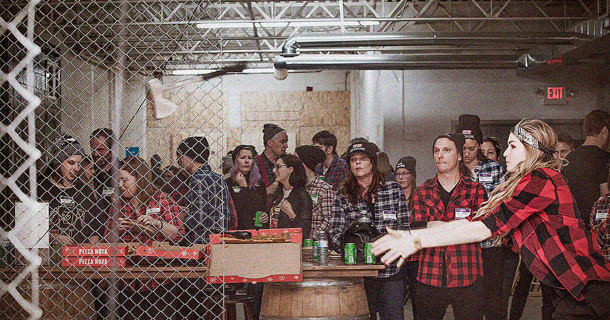 Axe Throwing Mississauga Book Your Event Today Bad Axe Throwing