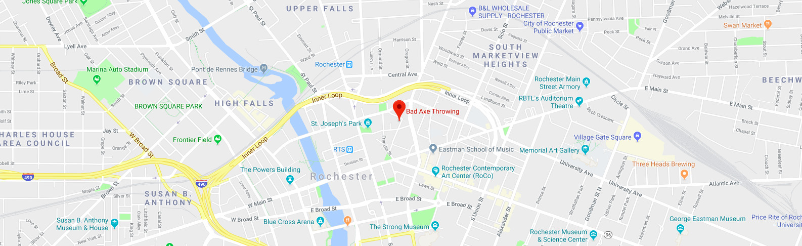 Rochester map