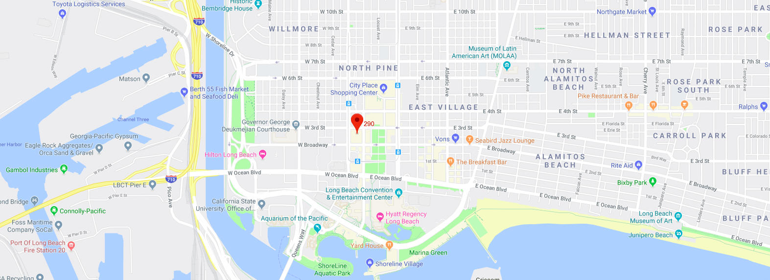 Long Beach map